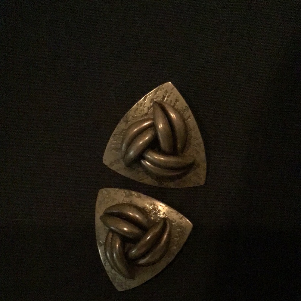 Vintage bronze earrings.